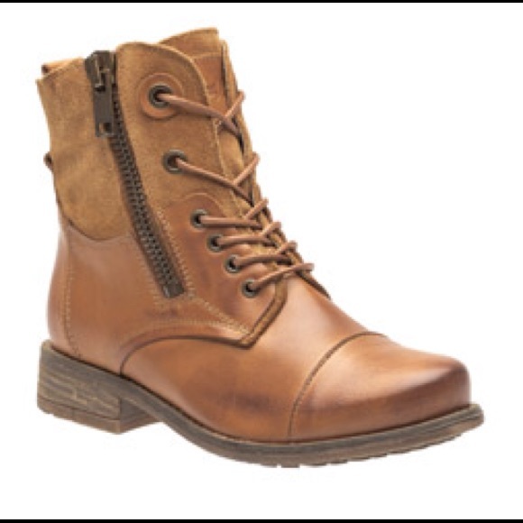 Tara M.® Loris. Cognac Ankle Boots - Picture 8 of 8